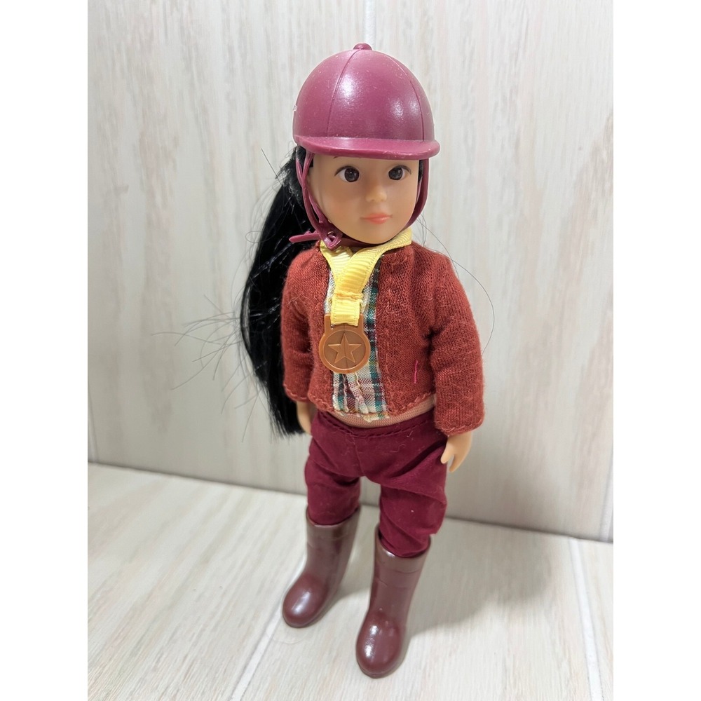 Battat Lori Our Generation Kaori mini 6.5" doll equestrian horseback rider Asian